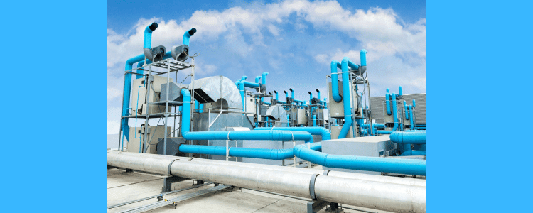 pipe water cooled chiller system
